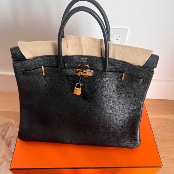 Hermes BERKIN 40 Togo GOLD Hardware - Picture 10 of 12